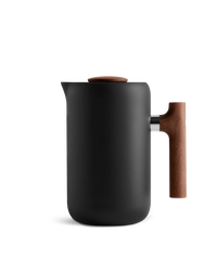 Matte Black + Walnut